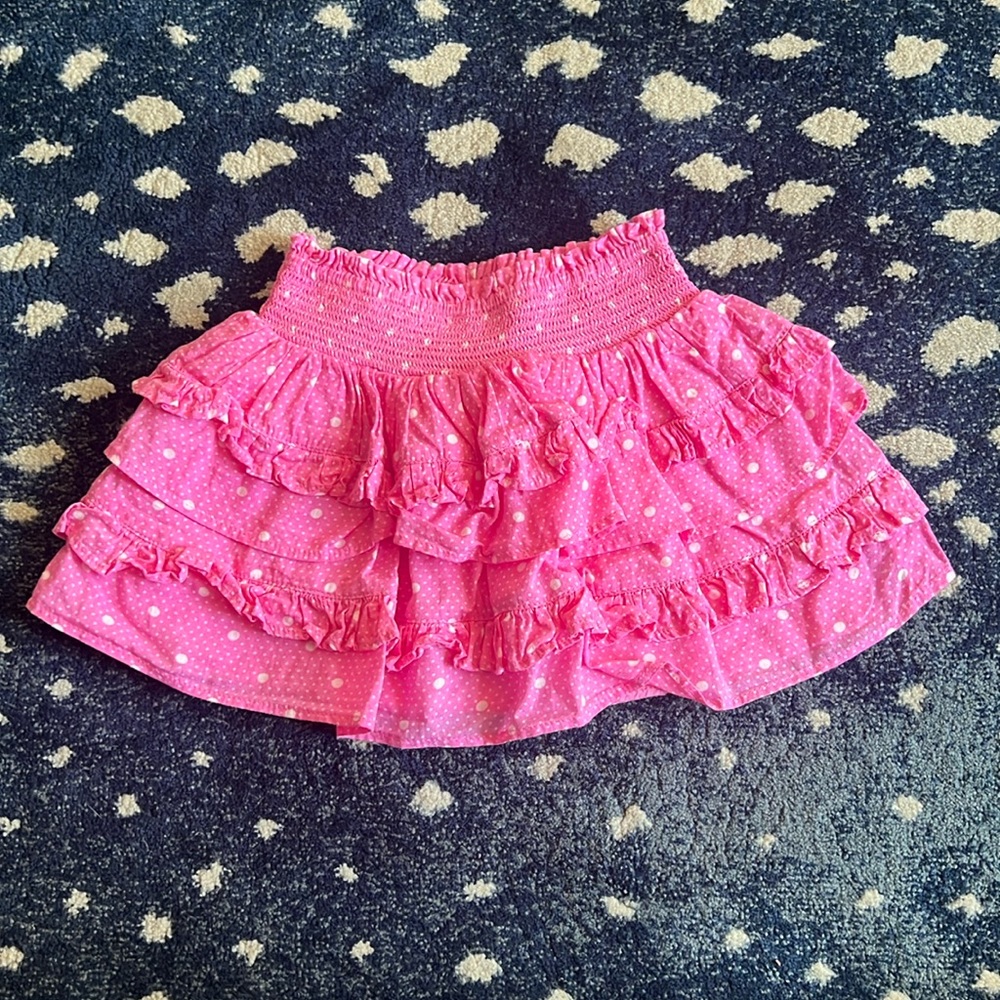 Like new pink polka dot Love shack fancy 2-3Y skirt